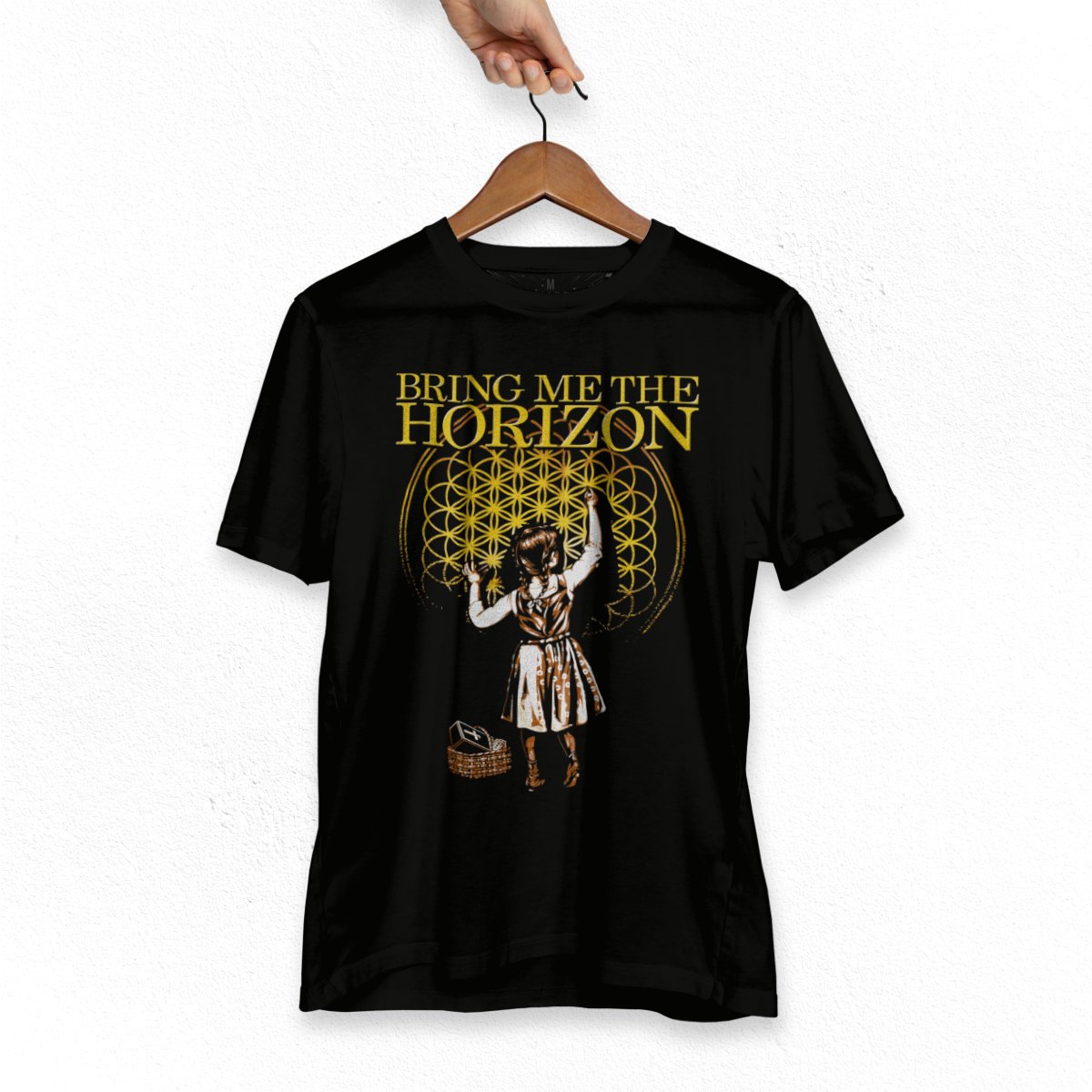 Camiseta Preta Bring Me The Horizon bomber