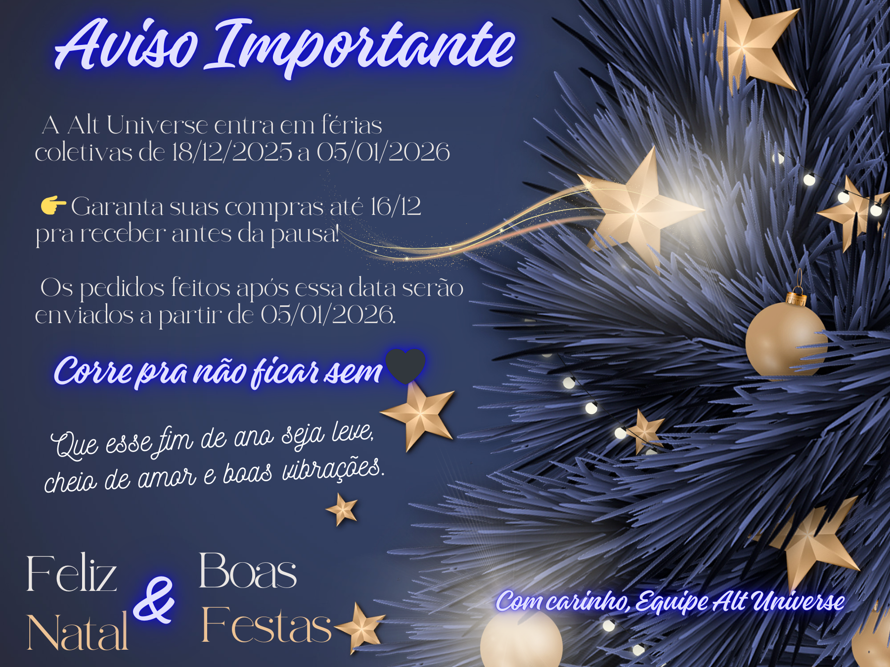 post instagram feliz natal moderno elegante azul e dourado 2400 x 1200 px 2400 x 1800 px 1